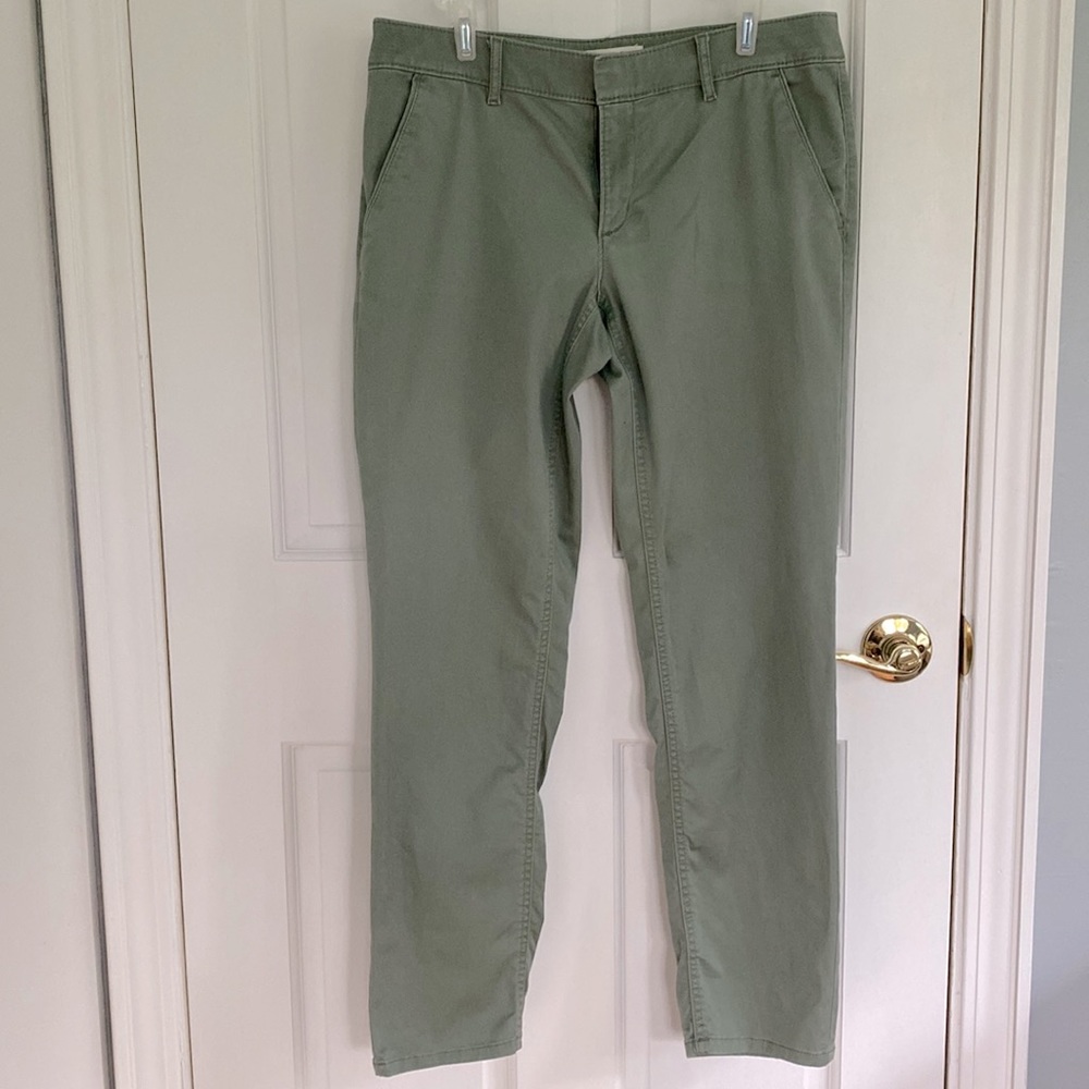 Loft Green Chino Pant